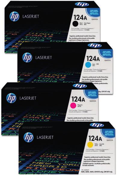 Toner originali Toner originali per stampanti Laser a colori Codice Codice Colore Numero Identificativo Originale Pagine 122A Q3960A n 5000 14-270-524 119,00 105,00 122A Q3961A n 4000 14-270-525