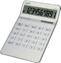 Calcolatrici Calcolatrice pocket MS-80VER II Calcolatrice completa e funzionale con display inclinato per una lettura facilitata e cover metallica.