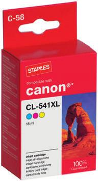 Cartucce Staples 8,99 Cartucce Inkjet compatibili CANON Codice Identificativo Colore Numero Pagine PGI-5 BK 900 14-25-761 10,99 10,29 CLI-8 BK 450 14-25-762 12,49 11,79 CLI-8 C 450 14-25-763 11,99