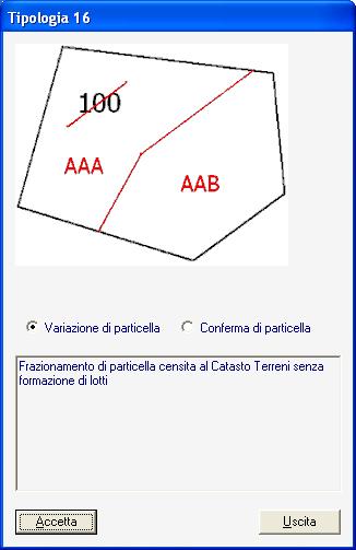 VECCHIA CODICE PREGEO FRAZIONAMENTO