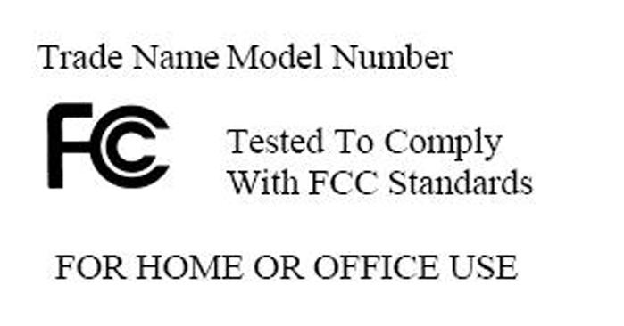 (FCC) Notice (U.S. Only) Note: This equipment has been tested and found to comply with the limits for a Class B digital device, pursuant to Part 15 of the FCC Rules.