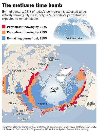 Scioglimento permafrost: più metano http://blogeko.iljournal.