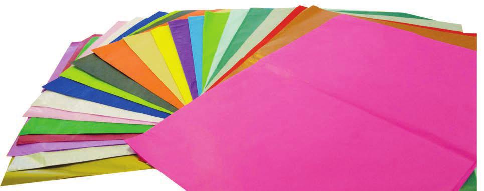 Velina Colorata Color Tissue Paper Fogli in blister / Sheets in blister CODICE / CODE DESCRIZIONE / DESCRIPTION DIM. / MEASURE CONF.