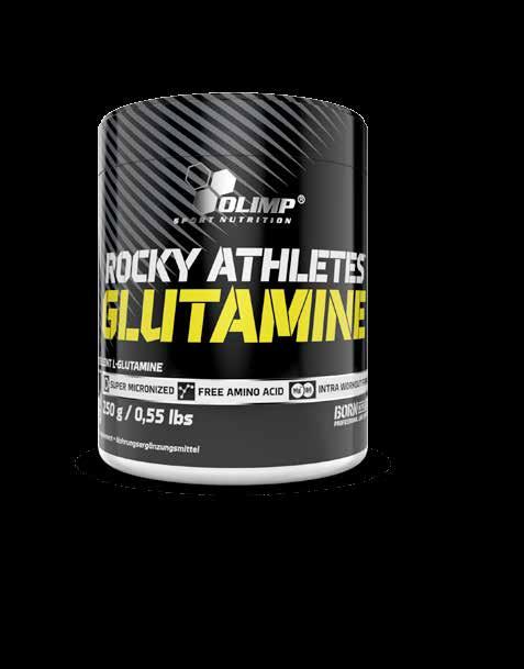 ROCKY GLUTAMINE ECCELLENTE L-GLUTAMMINA alimentare in polvere, con L-glutammina micronizzata, vitamina B6 e