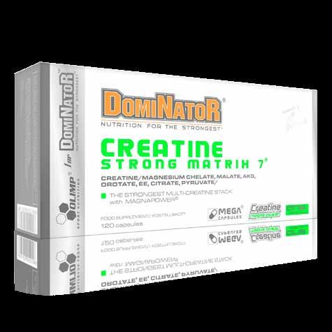 CREATINE STRONG MATRIX 7 7 FORME AVANZATE DI CREATINA all'avanguardia di avanzate forme di creatina, basate esclusivamente su composti di creatina altamente attivi con una quantità predominante di