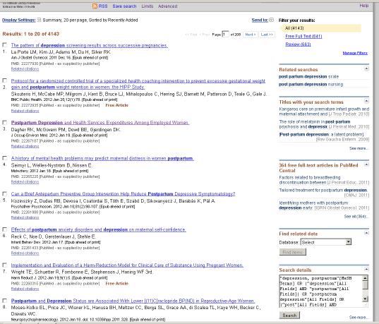 PubMed I risultati della ricerca (2) Filter your results: Per guardare solo gli articoli free o le revisioni.