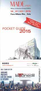 L IMMAGINE DELLA TUA SUI MATERIALI DISTRIBUITI IN FIERA POCKET GUIDE POSIZIONI SPECIALI PER