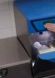 Ventola di asciugatura/raffreddamento I contenitori vengono asciugati e raffreddati rapidamente nel modo più igienico con aria sottoposta