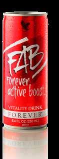 FAB Forever active boost FAB Forever active boost con triplice ef fetto: per tutti coloro che hanno bisogno di forza, concentrazione e