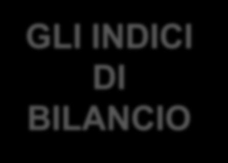 economico GLI INDICI DI BILANCIO Stato