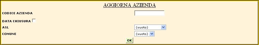 Modifica/Elimina E importante sapere che le aziende che sono state importate dalla BDN non possono più essere modificate e tanto meno eliminate, in quanto questi aggiornamenti, qualora si rendessero