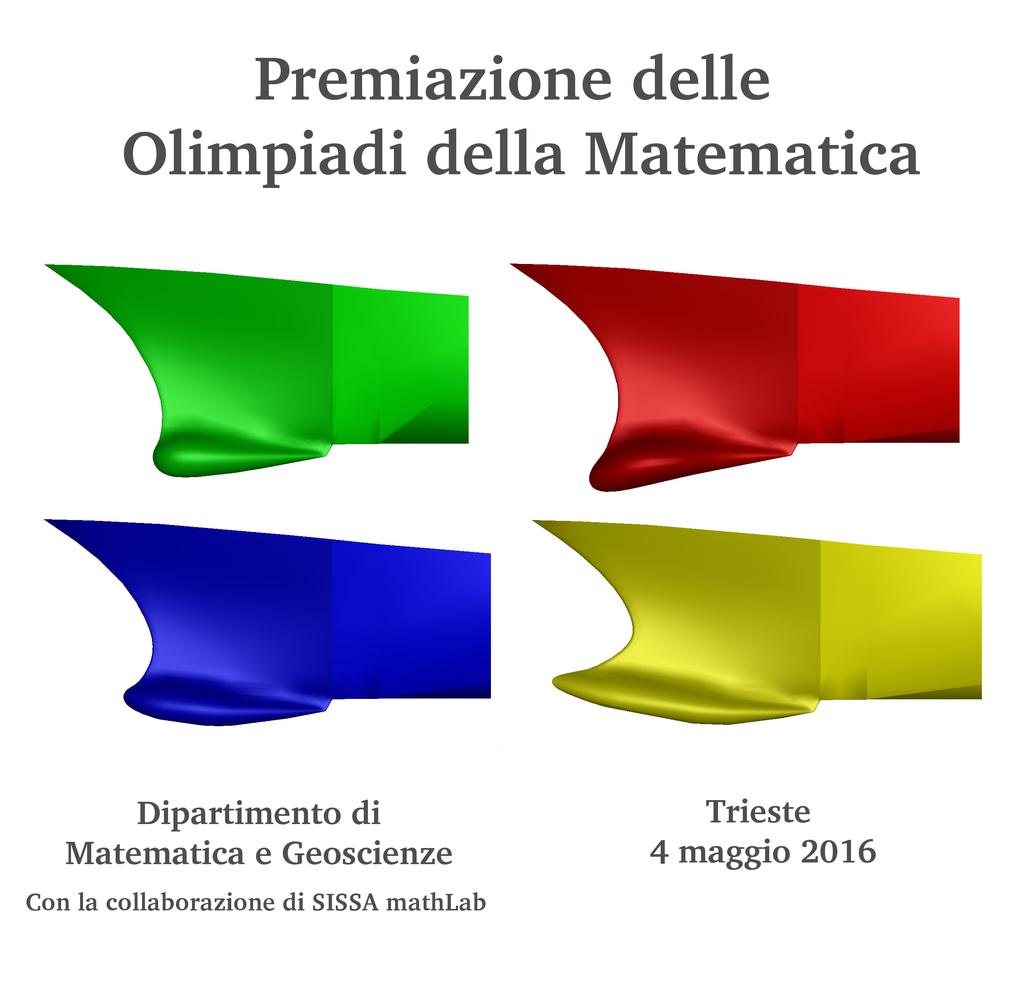 Si è svolta poi l attesa premiazione. Sono stati premiati i migliori classificati di ognuna delle quattro province di Gorizia, Pordenone, Trieste e Udine, sia del biennio sia del triennio.