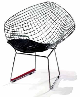 1 2 Harry Bertoia 1 CH 7283A Poltroncina in