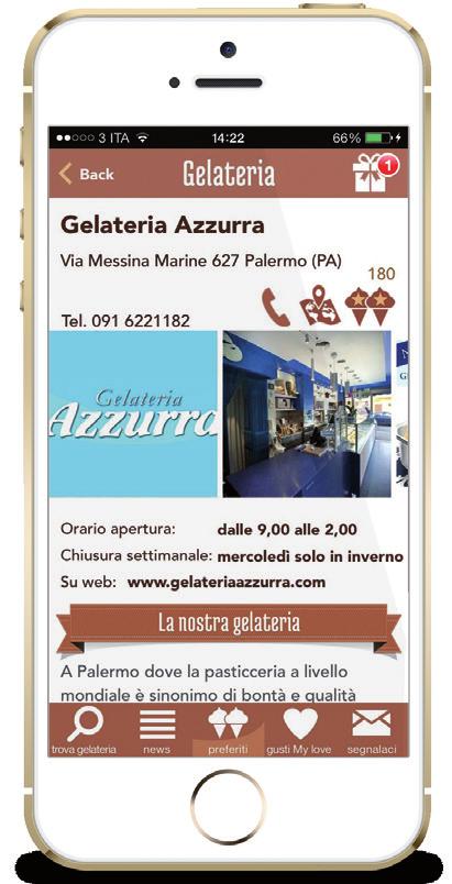 Galleria fotografica logo e immagini del locale o della produzione per farsi ricordare visivamente La Vetrina Attiva News e Coupon quando arriva un regalo dalla Gelateria si accende il bollino rosso