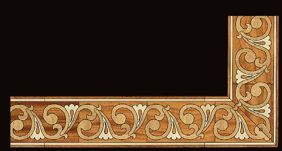 rovere, doussiè COM08A - Wood tile inlaid