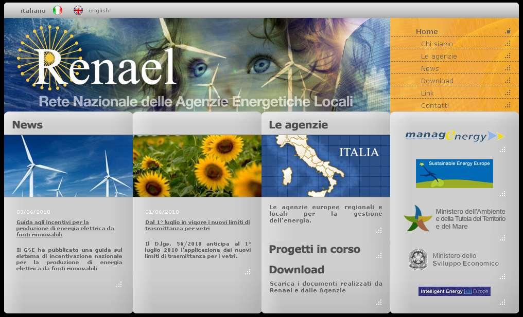 Il sito web: