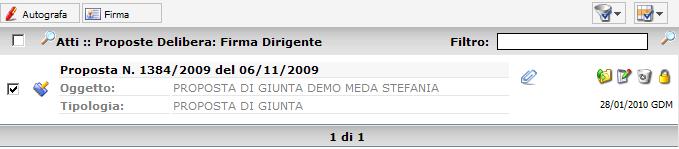 richiesta approvazione di proposta è stata sostituita da una richiesta firma sulla proposta.