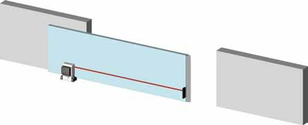 001DBC03 = Ripetitore 001DBC04 A B C D IL SISTEMA INTEGRATO DB + DF ESEMPIO DI PROTEZIONE CON SISTEMA INTEGRATO FOTOCELLULE E BORDI SENSIBILI CON: RICEVENTE BIDIREZIONALE E A B E = Coppia di