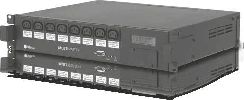 Multi Switch SISTEMI DI TRASFERIMENTO DATACENTRE Plug & Play installation 1:1 16 A Il Multi Switch permette una estrema continuità di servizio sull installazione.