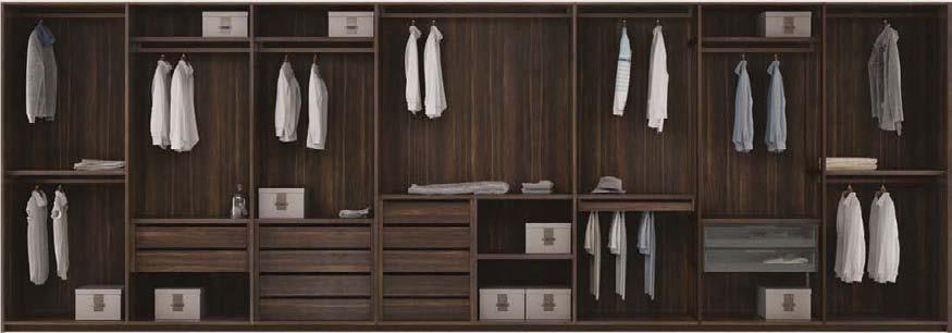 120 Collection Notebook Armadio / Wardrobe Plurimo Anta battente / Hanging doors H 231,9 / 241,5 / 260,7 / 289,5 H 91¼ / 95 / 102¾ / 114 Anta scorrevole - complanare (largh.