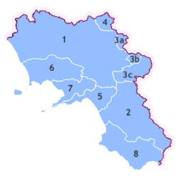 I PAI delle Autorità di Bacino 8 Autorità di Bacino 1. Nazionale Liri-Garigliano e Volturno 2. Interregionale del Fiume Sele 3.