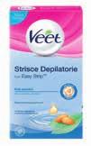 Depilatorie corpo VEET - pelli normali - pelli sensibili 20 pezzi Strisce