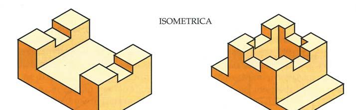 Assonometria isometrica e dimetrica confronto Rappresentazione di due