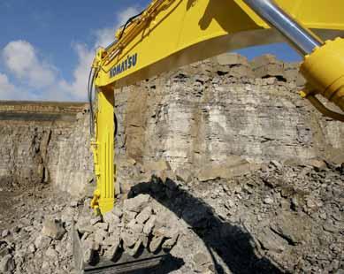 Struttura robusta Massima robustezza e resistenza, insieme a un servizio clienti di prima qualità, sono le basi della filosofia Komatsu.