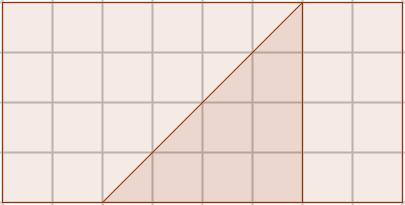 Sezione Numeri: A1 A1 Osserva il disegno accanto e indica la percentuale rappresentata dal triangolo rispetto al rettangolo. A. 20% B. 25% C. 30% D.