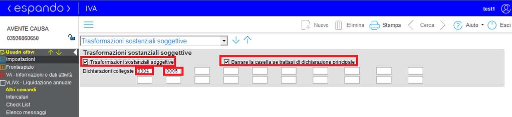 Utilità (richiamando nell esempio la ditta 0006).