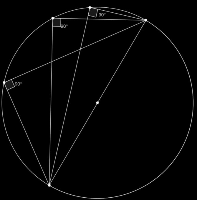 ogni angolo alla circonferenza che insiste su una