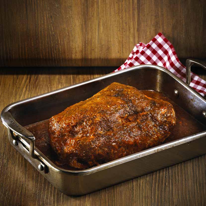 Un piatto tradizionale degli Stati Uniti del Sud Un prodotto delizioso che può essere preparato in moltissimi modi Carne di suino tenera e deliziosa, preparata con una lenta cottura Il Pulled Pork è