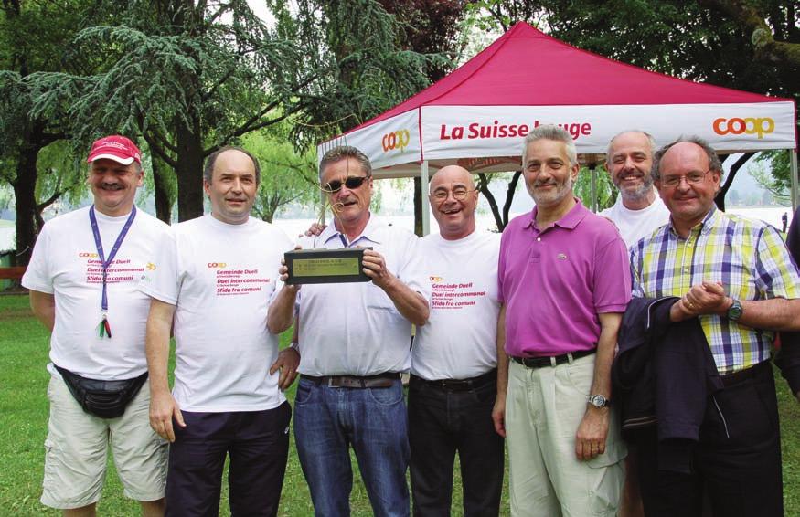 Consegna Challenge 2012 al Comune di Agno Organizzazione: Municipi di Agno, Bioggio, Manno, Magliaso Istituti Scolastici comunali Polizia comunale ABM Vedeggio Servizi SA Società Federale Ginnastica