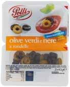 kg OLIVE VERDI E NERE A RONDELLE POLLI 80