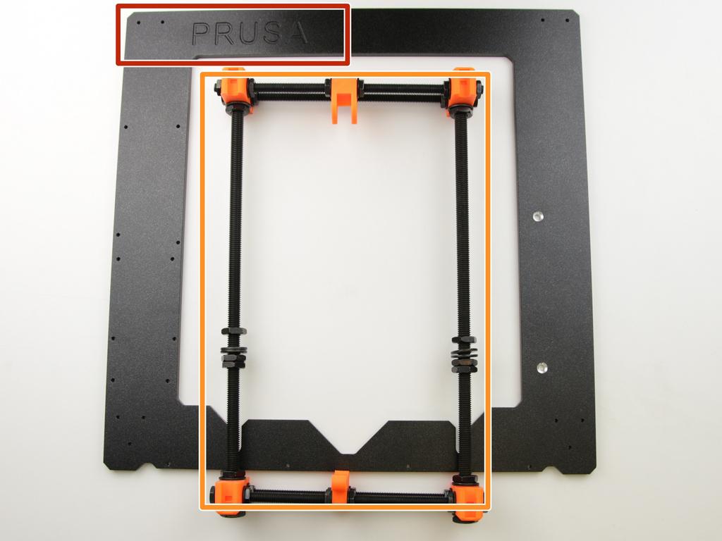 Step 9 Preparazione per stadio asse Y Telaio Prusa i3