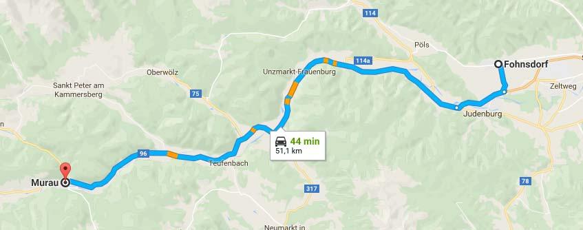 MERCOLEDÌ 30 AGOSTO 2017 Ore 07.30: Colazione in albergo Ore 08.15: Trasferimento in BUS GT a Murau Ore 09.