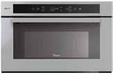 AMW 758 IXL - Linea Ambient Space Chef Forno a microonde combinato con funziona ventilata Funzione Crisp per arrostire, friggere e lievitare Programmatore elettronico e display digitale con testo