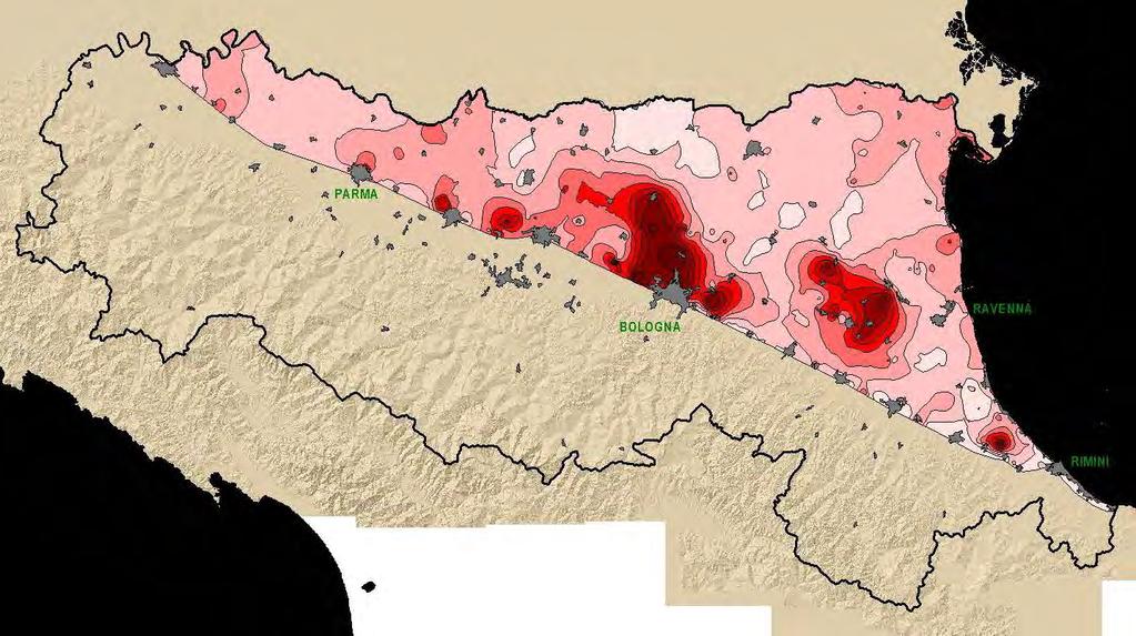 SALVAGUARDIA IL TERRITORIO DALLA SUBSIDENZA La subsidenza è il più grave problema ambientale dell Emilia-Romagna.