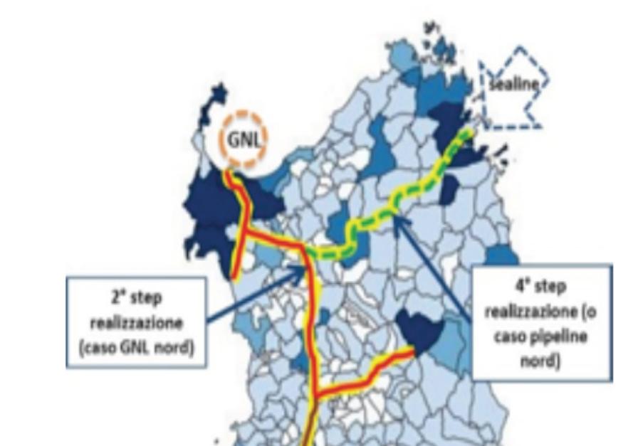 La rete dorsale di trasporto del gas naturale SGI a metà marzo ha attivato, presso il MSE il procedimento autorizzativo, e presso la Regione quello di VIA; per un progetto di rete dorsale di