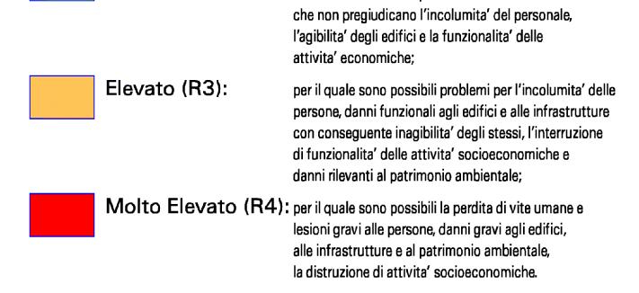 Il nostro sito ricade in parte in un area a rischio