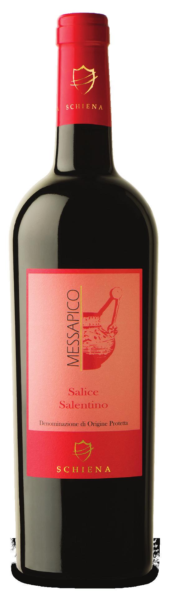 messapico salice salentino dop TRADIZIONE 80% Negroamaro, 20% Malvasia Nera. San Donaci (Br). Alberello (5.