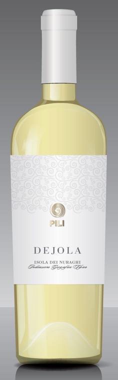 Denominazione: DeJola 2014 - Isola dei Nuraghi IGT Tipologia: Vino Bianco Uva: Vermentino 80%, Nasco 20% Superficie del vigneto: 10 Ha Altitudine del vigneto: 150 m. s.l.m. e 110 s.l.m. per Nasco e Vermentino, rispettivamente Tipologia Terreni: Natura calcarea con ph alcalino, percentuale sabbiosa Densità dell impianto: 5500 Ceppi/Ha Produzione per ettaro: 80 Q.