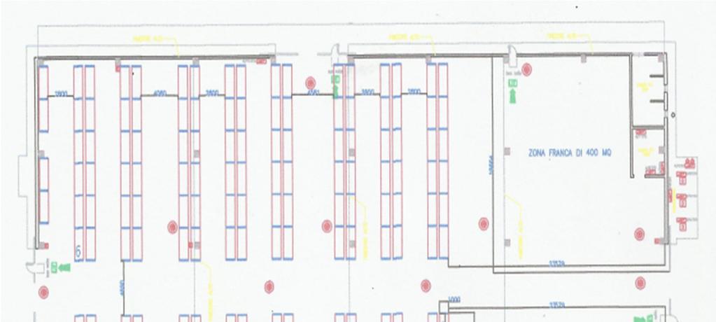 MAGAZZINO - LAYOUT Progetto LAYOUT PLT Posti Pallet ZONA A Richiesta : 3.