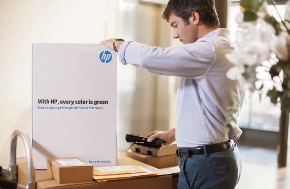 Il riciclo diventa facile Da sapere Dal 2016, più dell 80% delle cartucce di inchiostro HP contiene dal 45 al 70% di elementi riciclati, e il 100% delle cartucce toner HP contiene dal 10 al 33% di