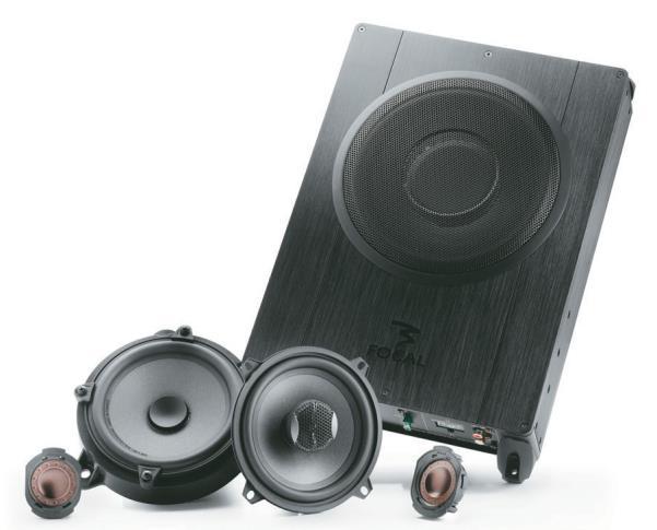 Audio 01 Pack altoparlanti Focal Music Premium 6.1 Alta fedeltà e audio premium HIFI a bordo!