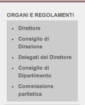 4. Informazione sull'amministrazione Nel sito esaminato sono presenti: Organigramma dell'organizzazione Fig.