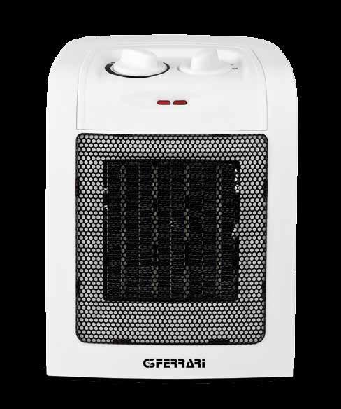 G60002 Termoventilatore Ceramico Ceramic Fan Heater 1500 2 POTENZE 750 1500 Termostato regolabile RESISTENZE in CERAMICA G6000200