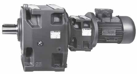 gearmotor units MR 3I + R