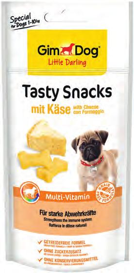 509846 8 pcs 4002064 509846 Nutri Snacks Multi-Vitamin Rafforza il Sistema immunitario I cani di taglia piccola necessitano di difese immunitarie forti.