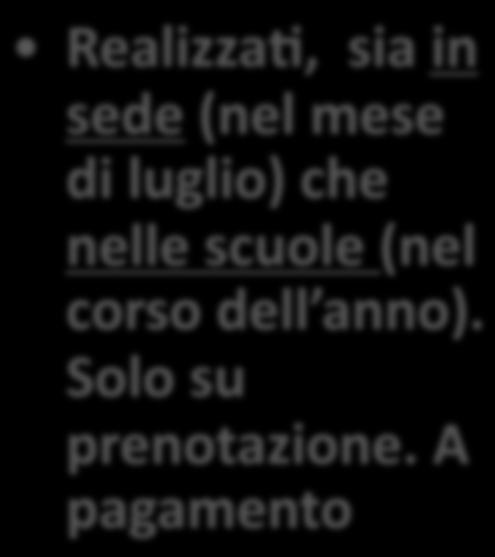 SEMINARI PER COMPRENDERE LE DOMANDE NELLE PROVE DI INGRESSO Realizza=, sia